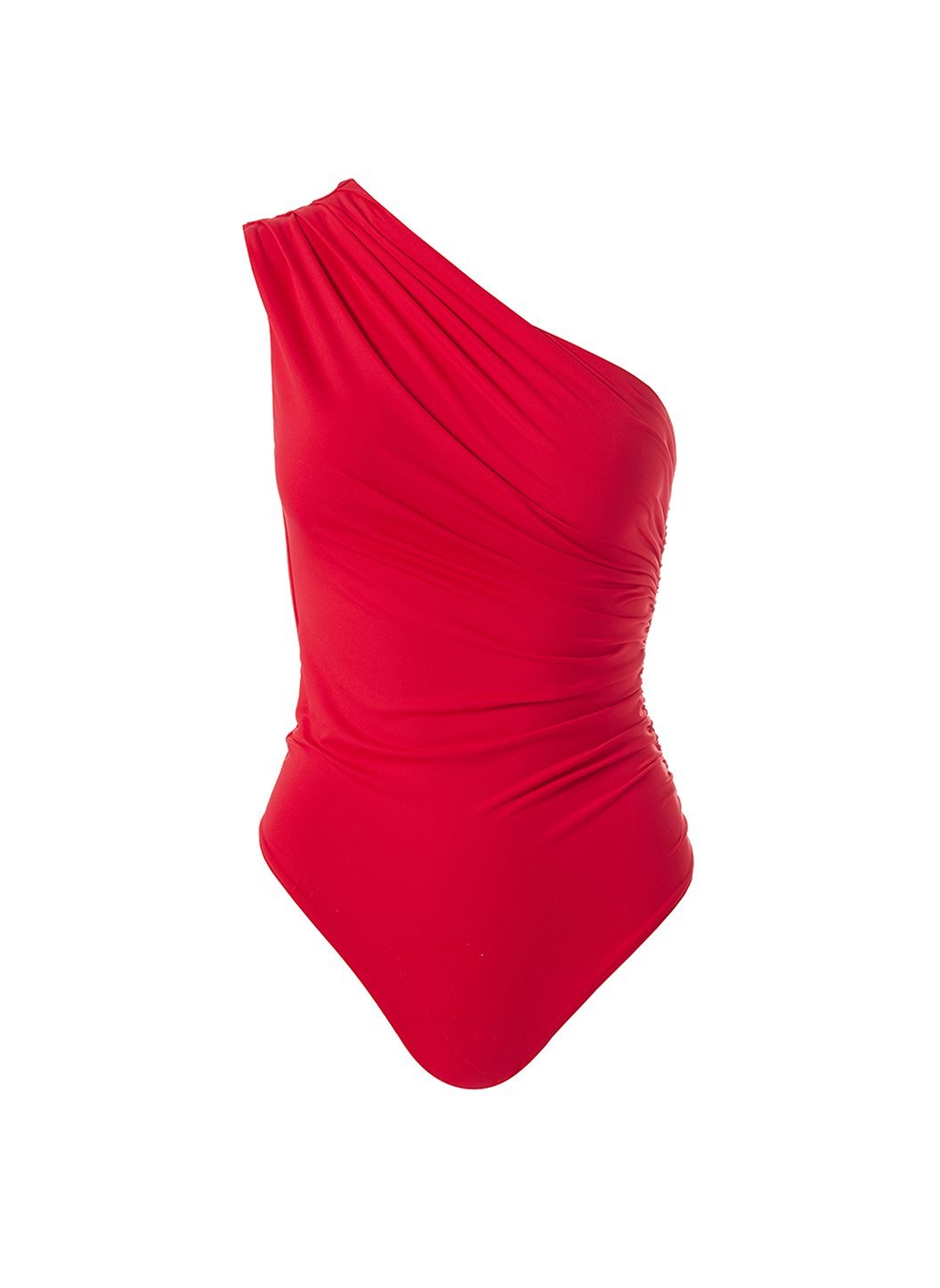 Melissa Odabash Arizona Red One Shoulder Swimsuit