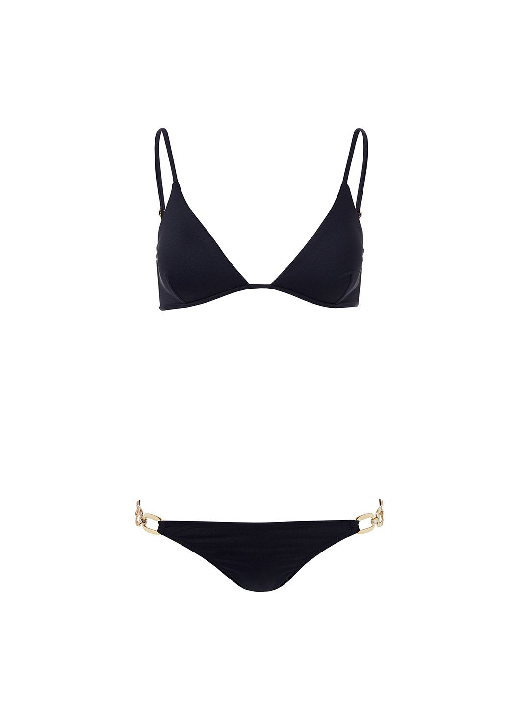 Melissa Odabash Denver Black Link Trim Bikini