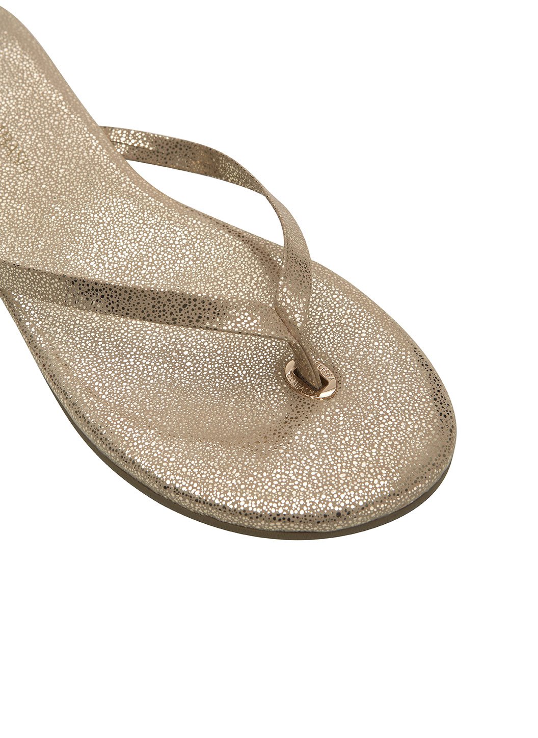 Gold sparkly clearance flip flops