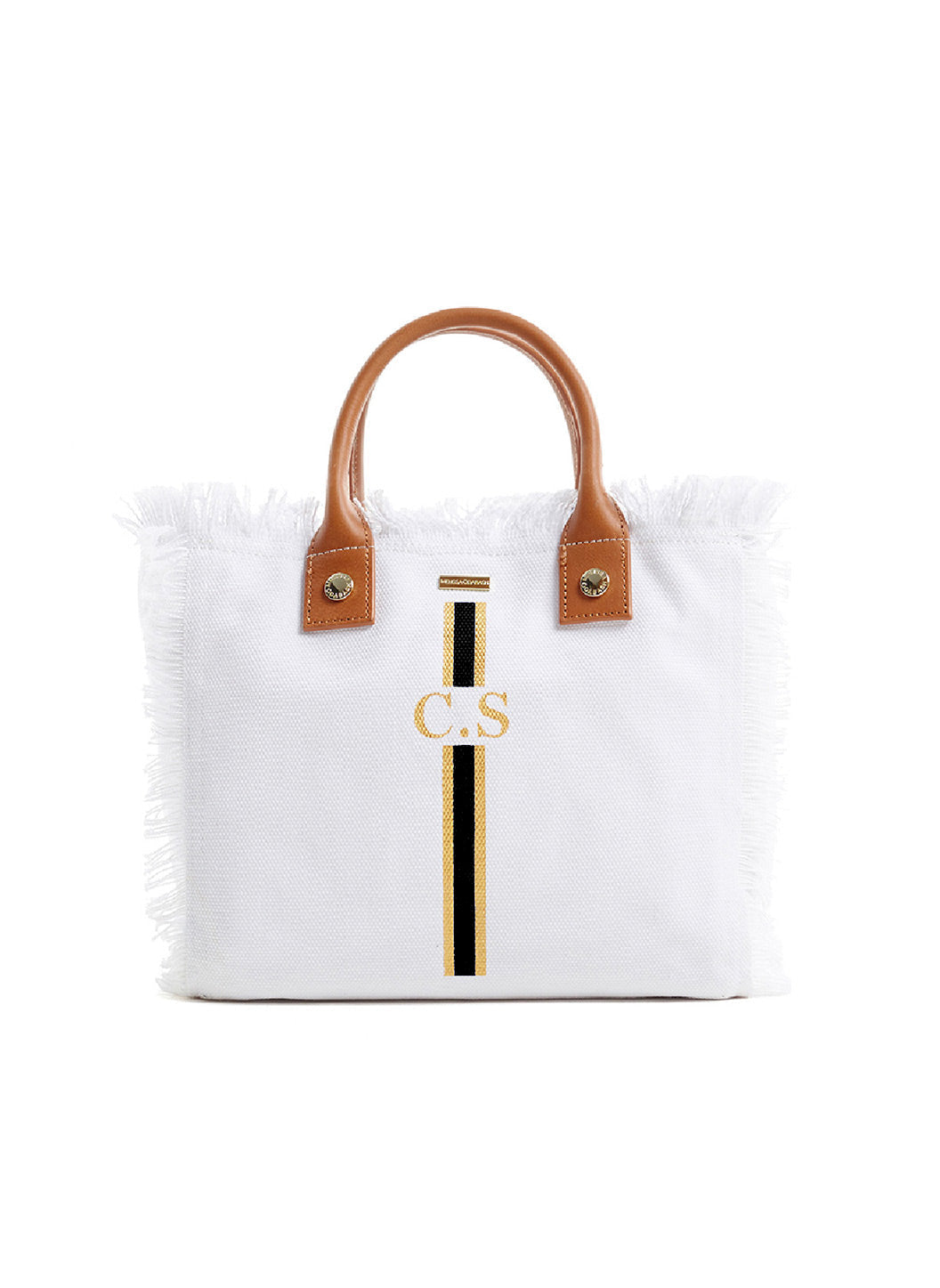 Black and white beach tote best sale