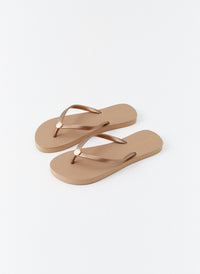 flip flops bronze