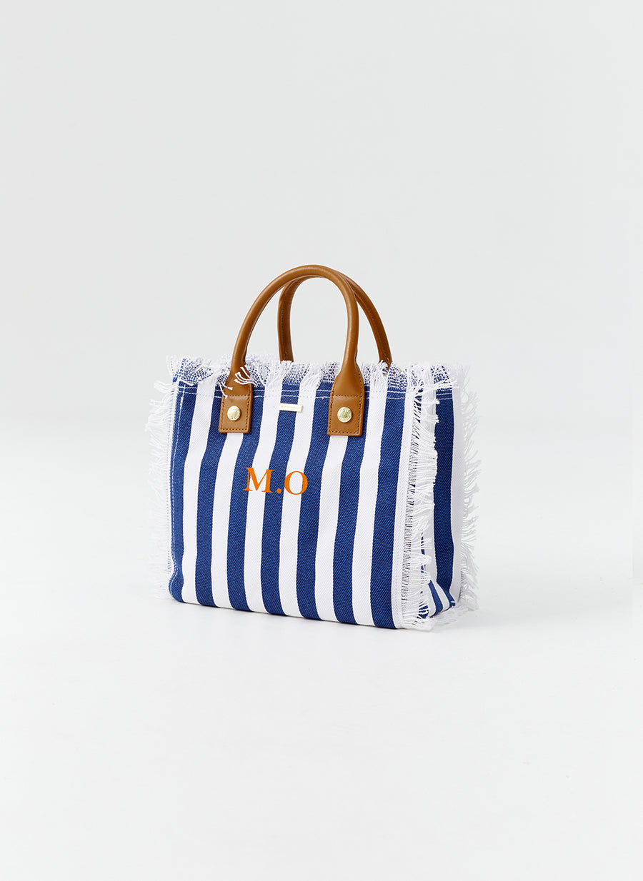 Personalised Porto Cervo Nautical Navy Orange