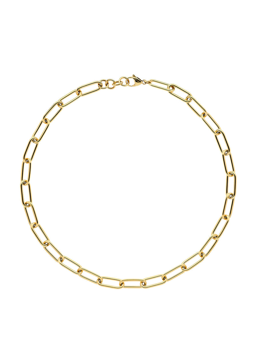 gold-open-link-chain-necklace JPG