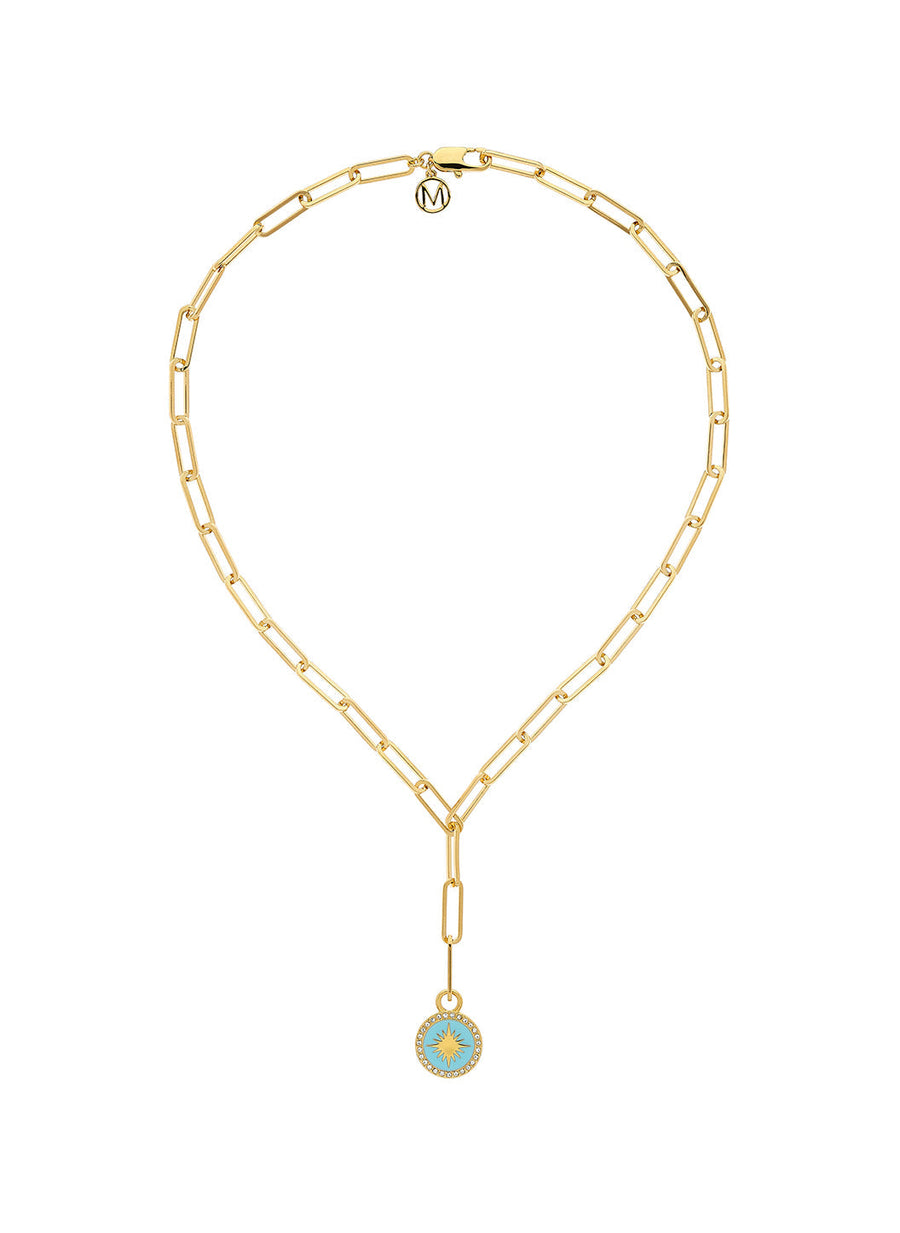 gold-turquoise-charm-necklace JPG