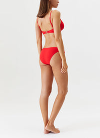 greece red bikini model 2024 B