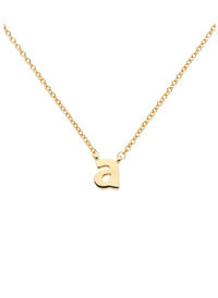 Letter 'a' Pendant Necklace