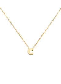 Letter 'c' Pendant Necklace