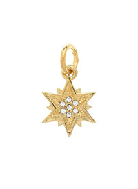 Gold Crystal Star Charm