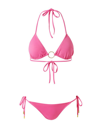 Melissa Odabash Miami Flamingo Triangle Bikini | Official Website