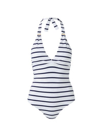 Rimini Stripe Swimsuit Cutout 2023   