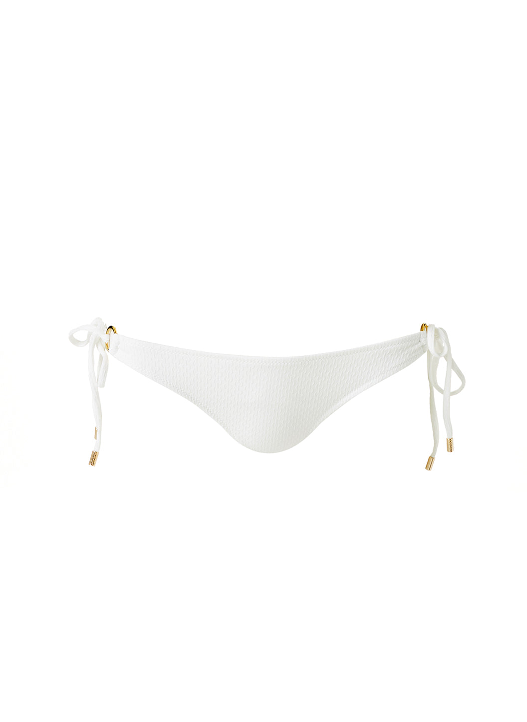 White Lace Tie Bikini Bottoms – Downtown Betty