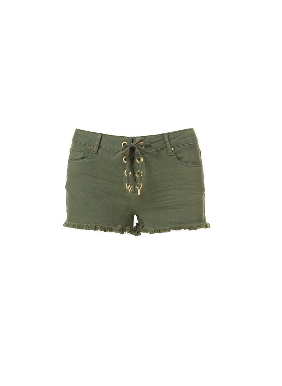 Alexi Olive Shorts