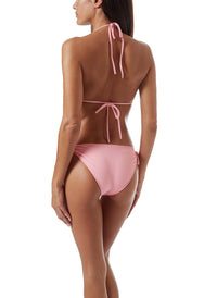 cancun blush ribbed classic triangle bikini model_B