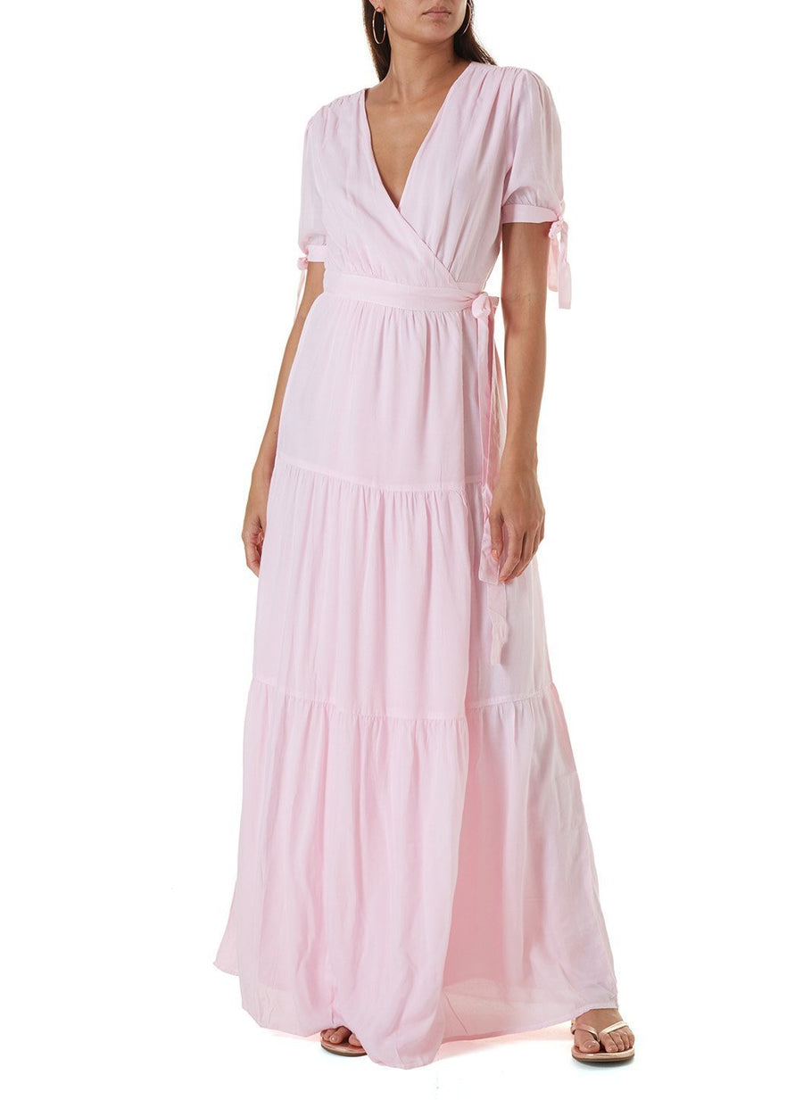 emily blush long dress 