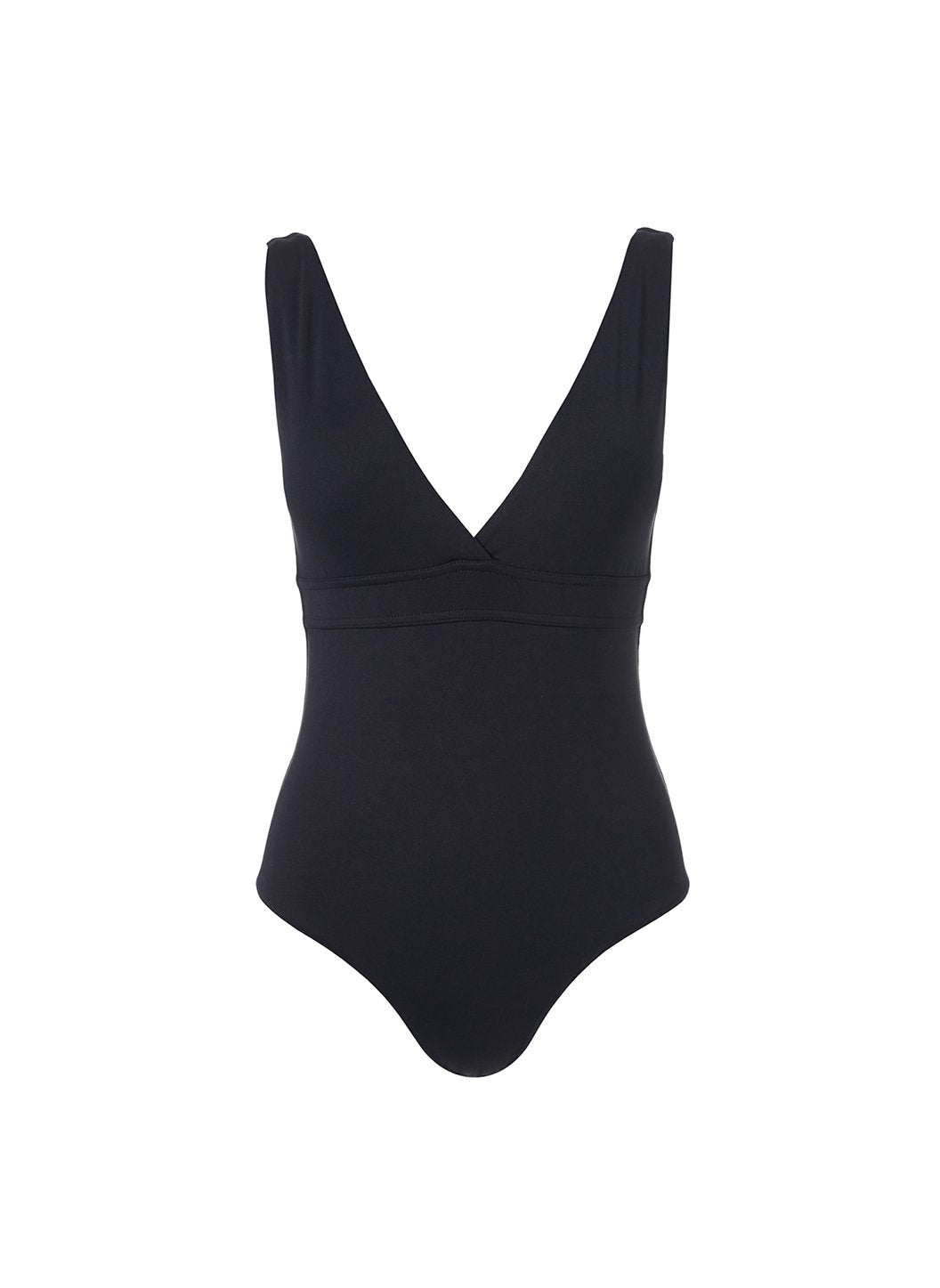 Melissa Odabash Pompeii Black V-Neck Over The Shoulder Swimsuit ...